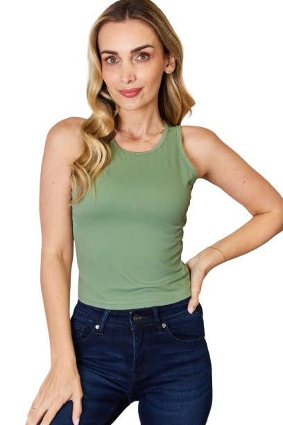 Basic Bae Slim Fit Casual Lightweight Sleeveless Top