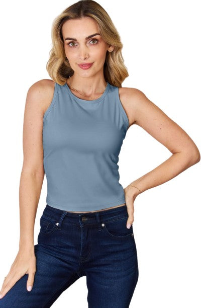 Basic Bae Slim Fit Casual Lightweight Sleeveless Top