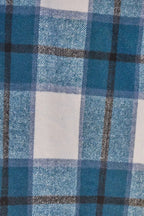 Plaid Button-Up Lapel Collar Coat – Classic, Warm & Stylish