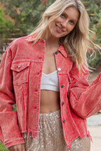 POL Button Down Corduroy Trucker Jacket – Classic & Stylish Outerwear