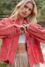 POL Button Down Corduroy Trucker Jacket – Classic & Stylish Outerwear