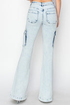 Risen High Rise Cargo Jeans