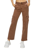 Risen High Rise Cargo Jeans