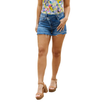 Maya Mid Rise Asymmetrical Shorts