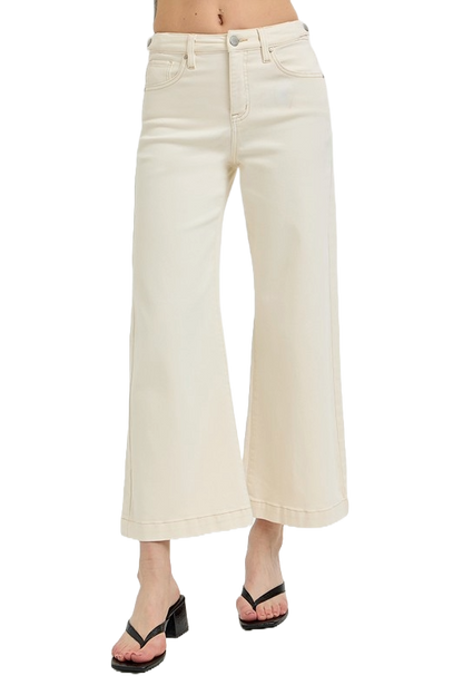 Risen Tummy Control Cropped Bootcut Jeans