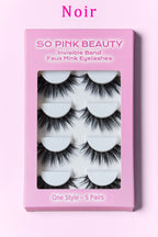 So Pink Beauty Eyelashes Luxurious Natural Looking False Lashes