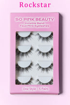 So Pink Beauty Eyelashes Luxurious Natural Looking False Lashes