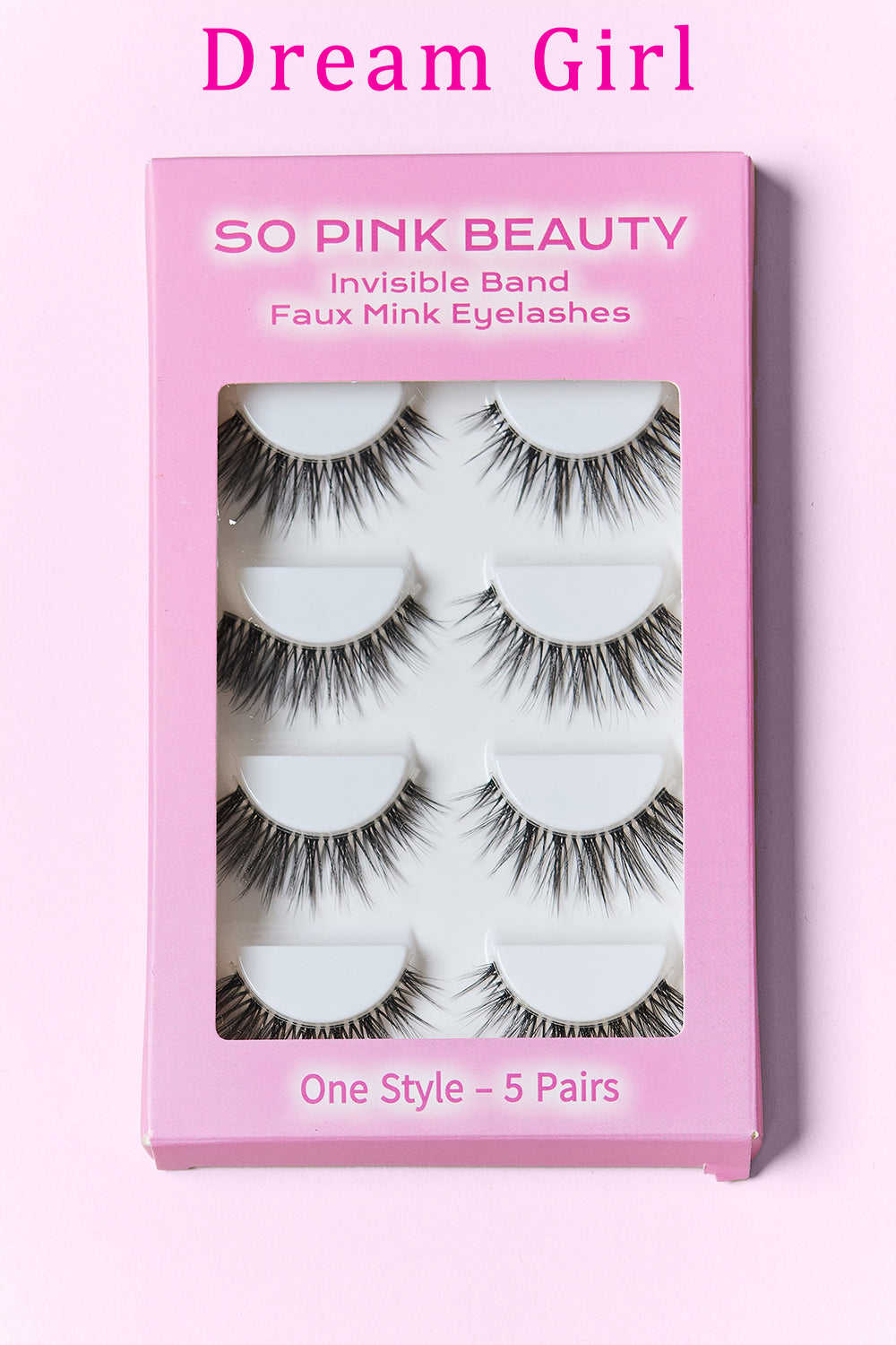 So Pink Beauty Eyelashes Luxurious Natural Looking False Lashes