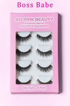 So Pink Beauty Eyelashes Luxurious Natural Looking False Lashes