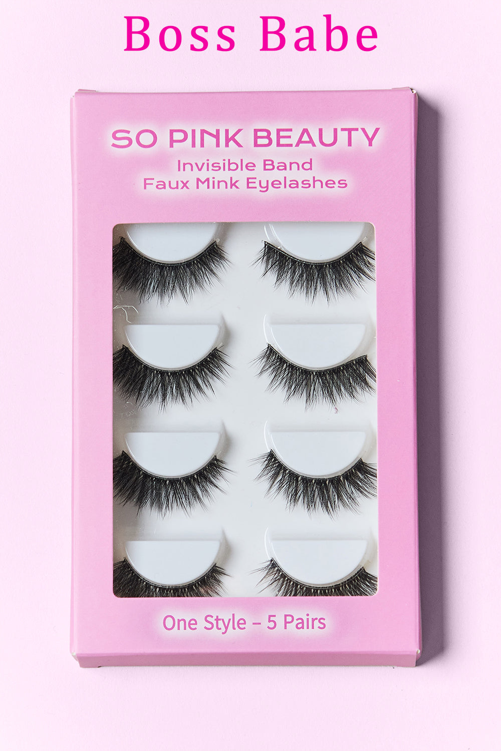 So Pink Beauty Eyelashes Luxurious Natural Looking False Lashes