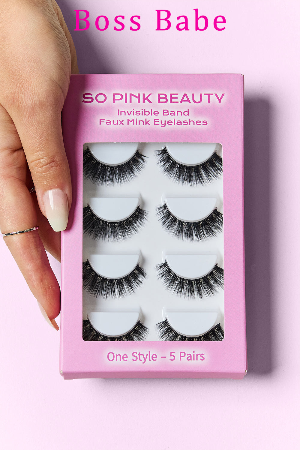 So Pink Beauty Eyelashes Luxurious Natural Looking False Lashes
