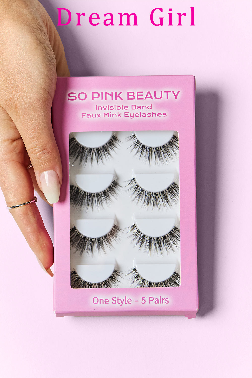 So Pink Beauty Eyelashes Luxurious Natural Looking False Lashes