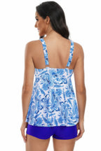 Two-Piece Swimsuit with Vibrant Print & Ruffle Details — Fun & Flirty