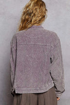 Vintage Corduroy Jacket — Oversized, Cropped & Retro Streetwear Style