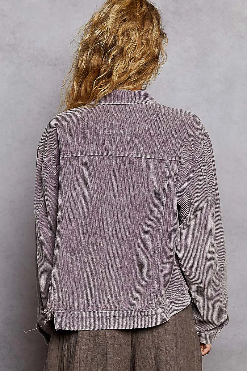 Vintage Corduroy Jacket — Oversized, Cropped & Retro Streetwear Style