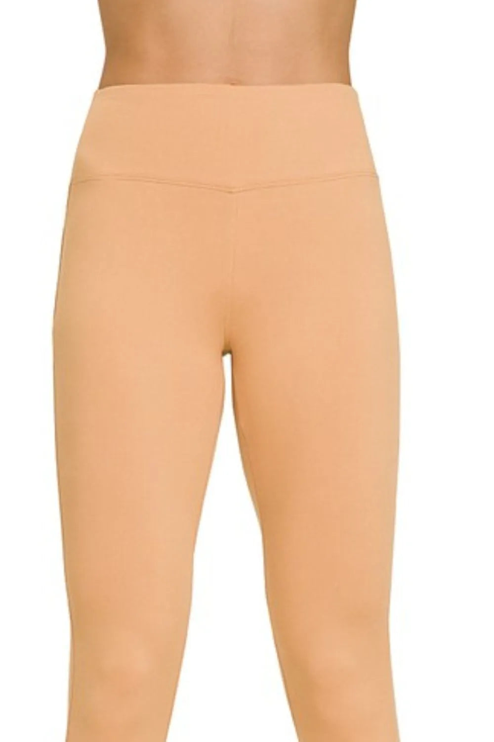 Zenana Microfiber Leggings – High Waistband Stretch Pants for Women