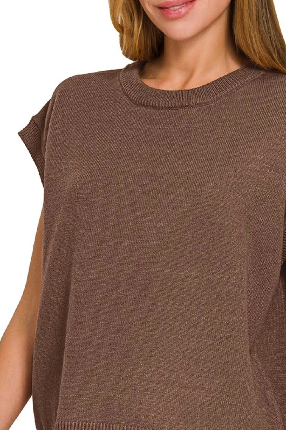 Zenana Oversized Viscose Sweater Vest – Cozy, Chic & Layer-Ready Style