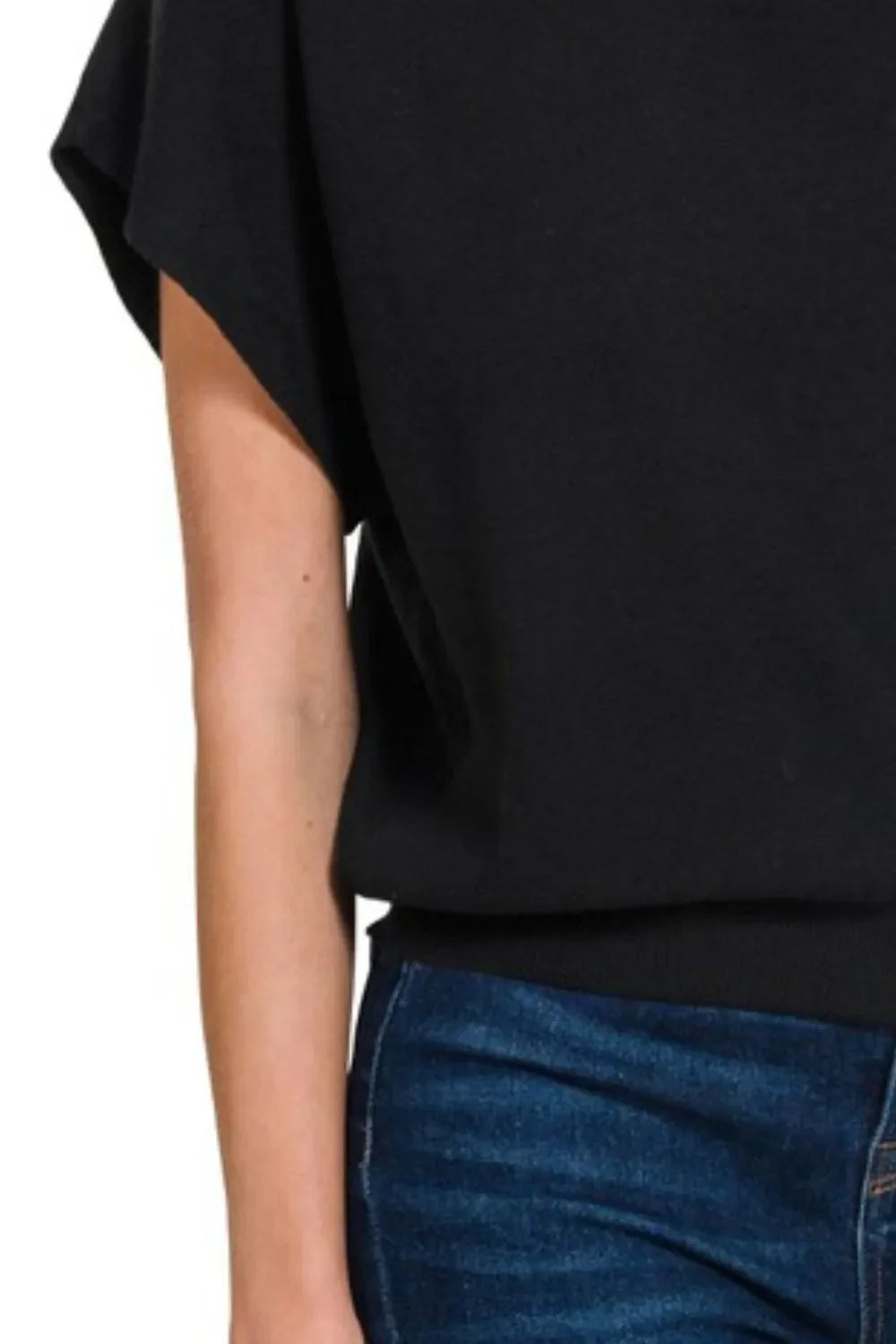 Zenana Round Neck Dolman Sleeve Sweater – Cozy & Chic