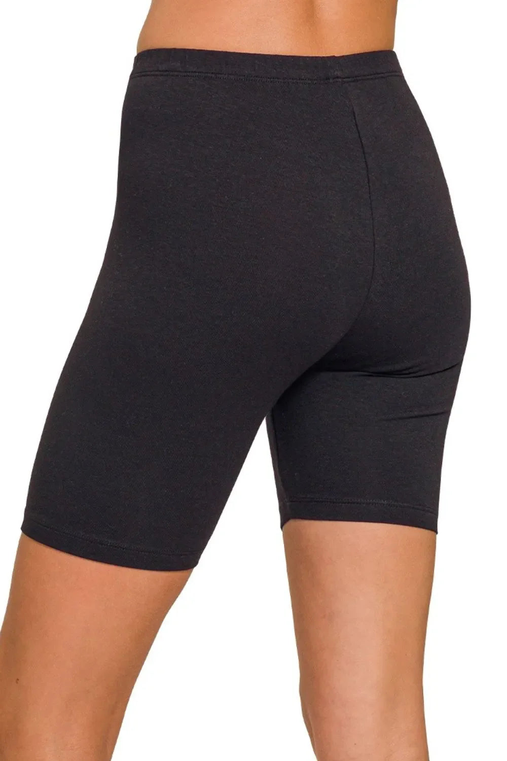 Zenana Women's Premium Cotton Biker Shorts – Comfortable & Stylish